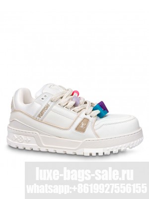 Louis Vuitton Unisex LV Trainer Maxi Sneaker Cream