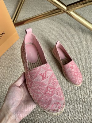 Louis Vuitton 1A8D4N SINCE 1854 STARBOARD FLAT ESPADRILL 2021 Collection Pink