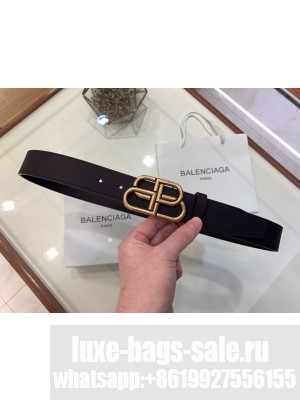Balenciaga Width 3.0cm BB BELT GOLD