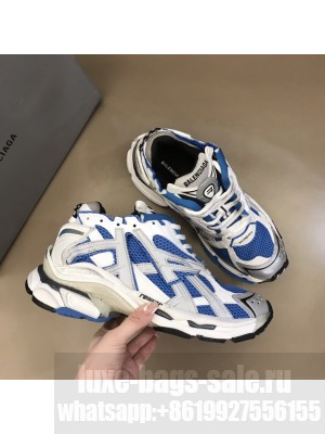 Balenciage Runner Trainers in Blue mesh and nylon 2022