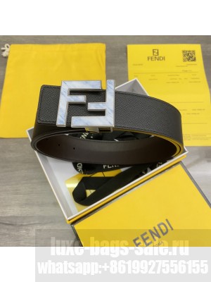 Fendi 38mm Eversible Belt FF buckle with stud closure 2021 Collection 36