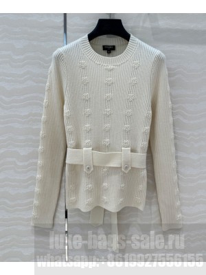 Chanel Women's Cashmere Sweater Cream