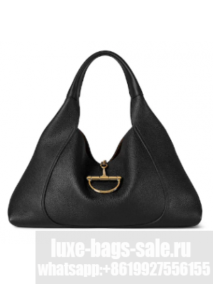 GUCCI SOFTBIT MAXI SHOULDER BAG 837466 black