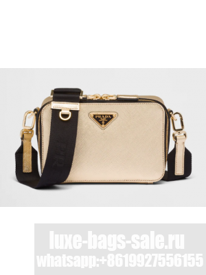 Prada Brique Saffiano leather bag 2VH070 gold