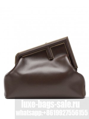 Fendi First Medium Dark Coffee