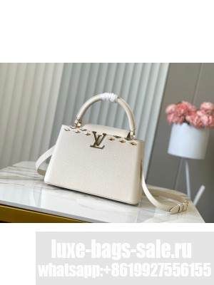 Louis Vuitton Capucines MM M12135 white