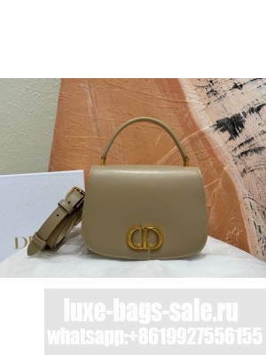 Dior Medium 30 Montaigne Avenue Top Handle Bag Ribbed Calfskin M9371UN Khaki