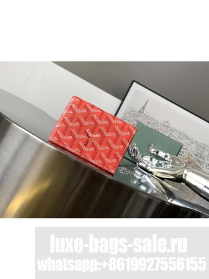 Goyard Malesherbes Card Wallet Red