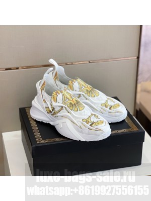 Versace x Fendi Unisex Flow running sneakers White 2022 Collection