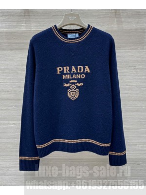 Prada Women's Cashmere Sweater Dark Blue