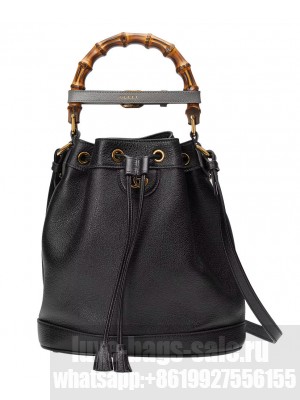 Gucci Diana Small Bucket Bag 724652 Black