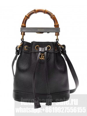 Gucci Diana Mini Bucket Bag 724667 Black