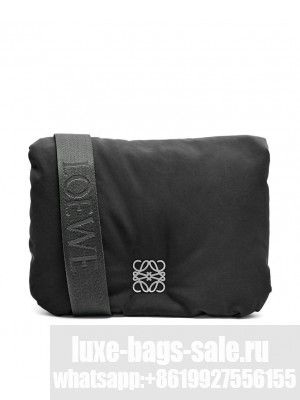 Loewe Puffer Goya Bag In Nylon Black