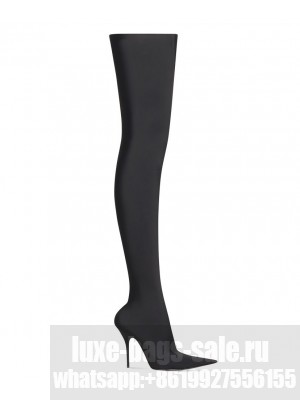 Balenciaga Women's Knife 110mm Over-The-Knee Boot Black