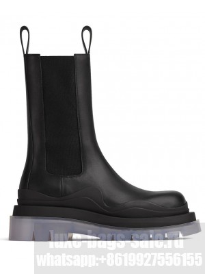 Bottega Veneta Unisex Tire Chelsea Boot White