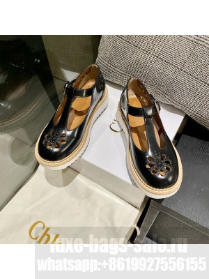 Chloe calfskin balck loafer