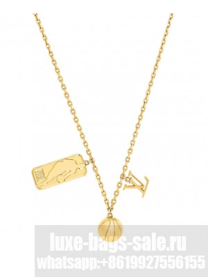 Louis Vuitton Lvxnba Ball And Tab Pendant MP3056 Golden