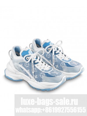 Louis Vuitton Women's Run 55 Sneaker Blue