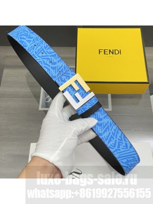 Fendi 38mm Eversible Belt FF buckle with stud closure 2021 Collection 38