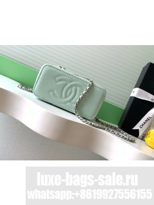 Chanel Long Vanity with chain AP4933 Lake green
