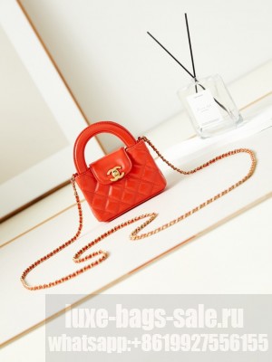 Chanel 23K NANO SHOPPING BAG AS3435 RED