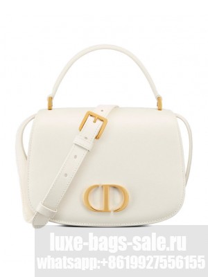 Christian Dior Medium 30 Montaigne Avenue Top Handle Bag Cream