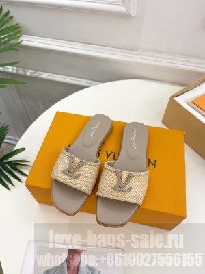 Louis Vuitton Women's LV Capri Flat Mule Gray