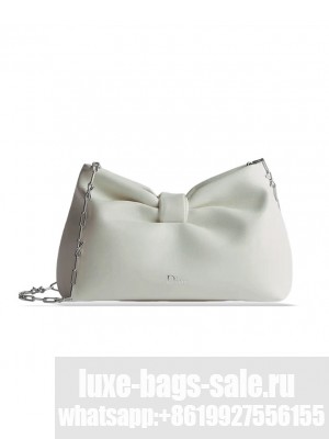 Christian Dior Mini Dior Bow Handbag White