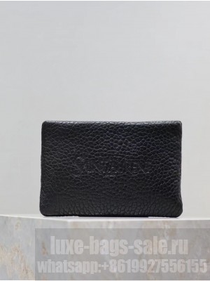 SAINT LAURENT CALYPSO SMALL POUCH IN LAMBSKIN 765025-1 black