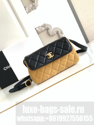 Chanel MINI FLAP BAG AS4677 TAN