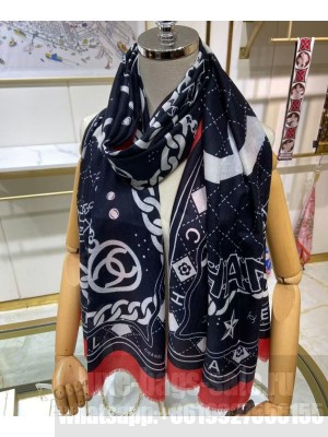Chanel Women s Long Scarf Black