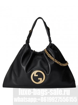 Gucci Blondie Large Tote Bag 747372 Black