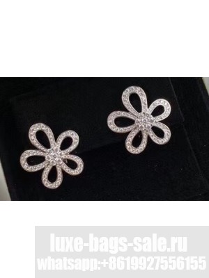 Van Cleef & Arpels Flowerlace Pendant Earrings