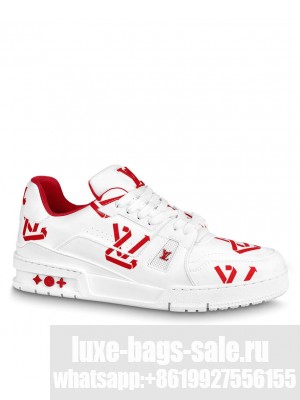 Louis Vuitton Men's LV Trainer Sneaker 1AAGYJ Red