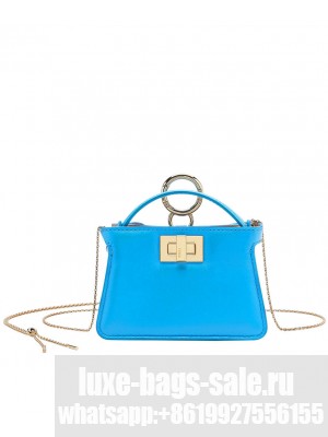 Fendi Nano Peekaboo Charm 7AR993 Blue