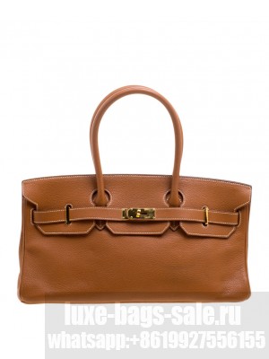 Hermes Birkin 42 Togo Handbag Coffee