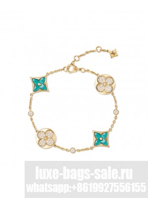 Louis Vuitton Colour Blossom BB Multi-Pattern Bracelet Q05979 Blue