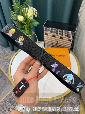 Louis Vuitton MP293V  LV SHAPE 40MM REVERSIBLE TAURILLON PUPPETS BELT NXP 083 Top Quality 2021 Collection 