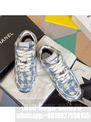 Chanel Tweed & Leather G38299 Sneakers 2024 03