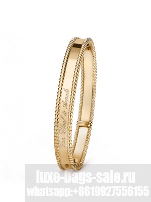 Van Cleef & Arpels Perlee signature bracelet Golden