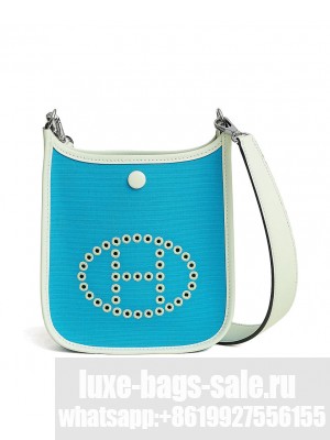 Hermes Neo Evelyne 16 Bag Blue