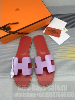 Hermes Oran Suede Flat Slide Sandals 138 2022 Collection