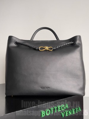 Bottega Veneta Large Andiamo Silky calfskin 806010 black