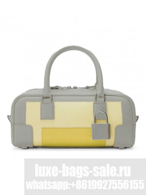 Loewe Amazona 23 Padlock Detail Shoulder Bag Yellow