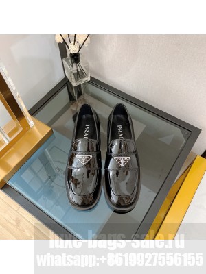 Prada patent leather Loafers black