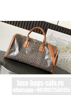 Goyard Boston 50 bag Black & Tan