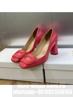 Dior Day Heel 8.5cm in Patent Leather Red Pump