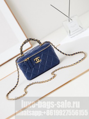 CHANEL 24A CLUTCH WITH CHAIN AP4168 blue