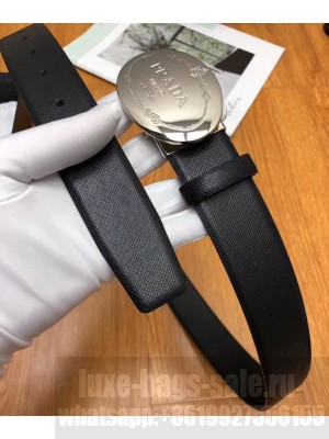 Prada Width 3.5cm Leather Belt P03