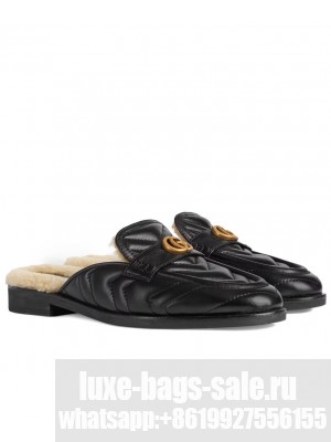 Gucci Women's Slipper With Double G Black